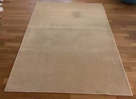 IKEA Wollteppich Beige 133x192 cm
