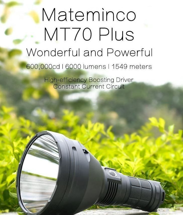 Lampade: Der Throwerking: Mateminco MT70 Plus – Nuovo e nell'imballaggio originale da Arbon venduto da Helmuth 1