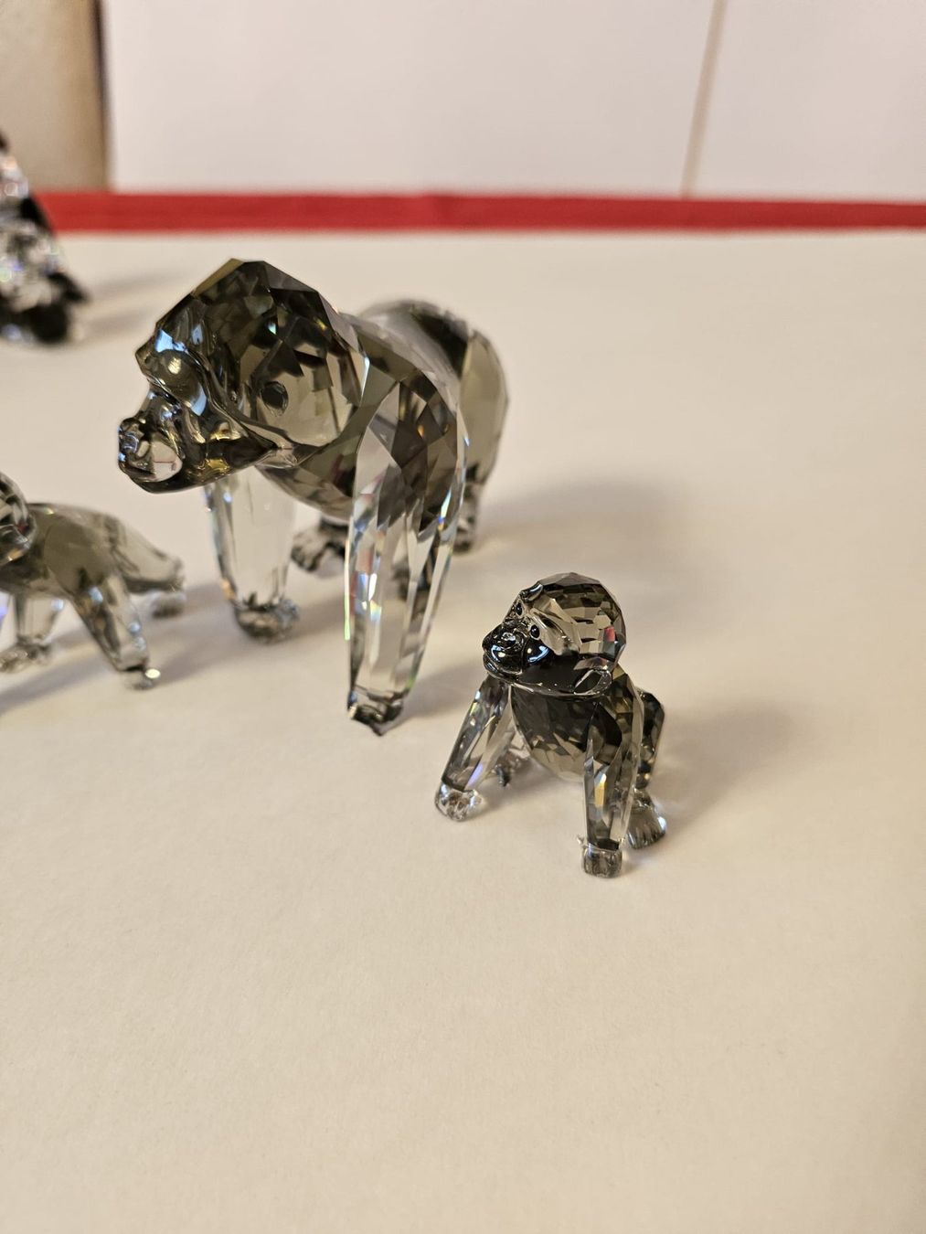 Swarovski Statuette: Set Swarovski SCS 2009 Gorillas – Usato da Stabio venduto da phi_k5ws 1