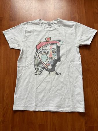 TShirt  mit Druck weiss M B&C Collection