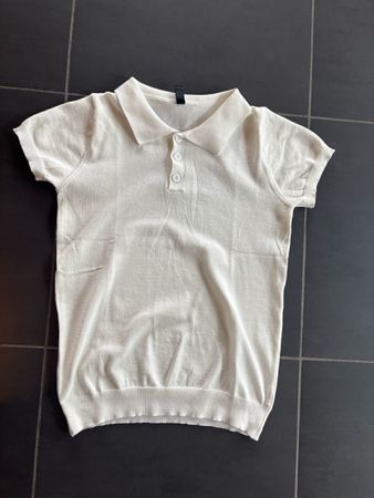  Polo Shirt, Weiss, Grösse S