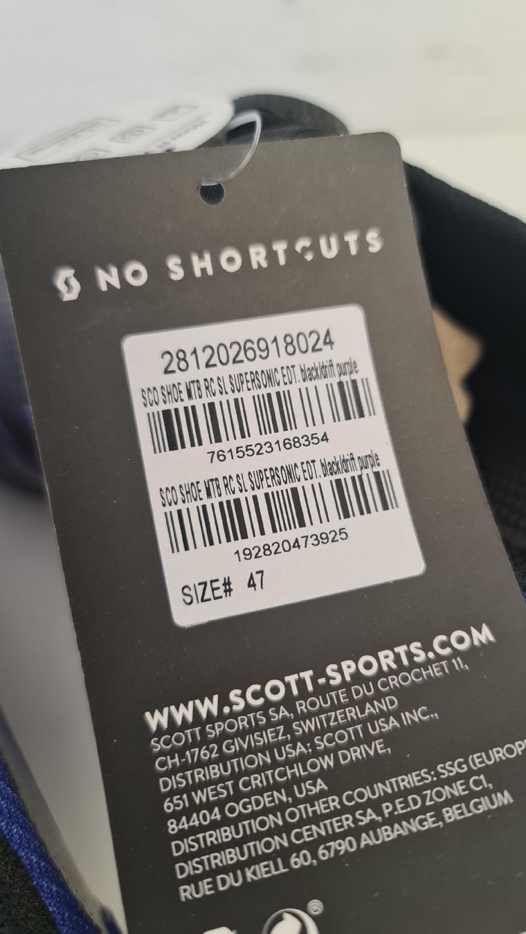 Scott Scarpe da uomo: Chaussures neuves VTT Scott, taille 47 – Nuovo e nell'imballaggio originale da Sugiez venduto da factorysportoutlet 5