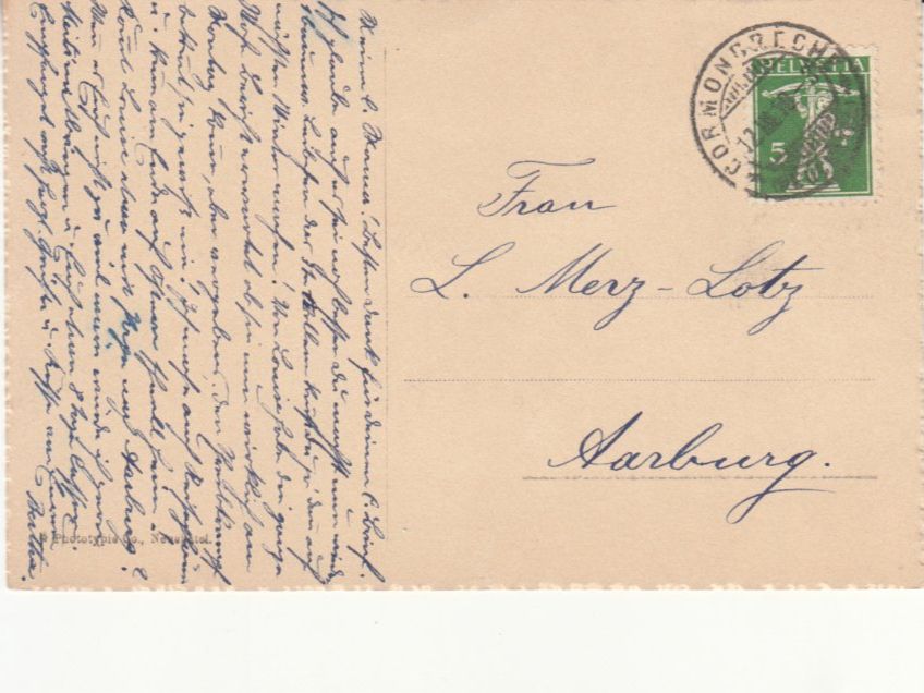 Ansichtskarten: Neuchâtel 1910 mit ST Cormondrèche – Gebraucht aus Bürglen TG von StampGraf 1