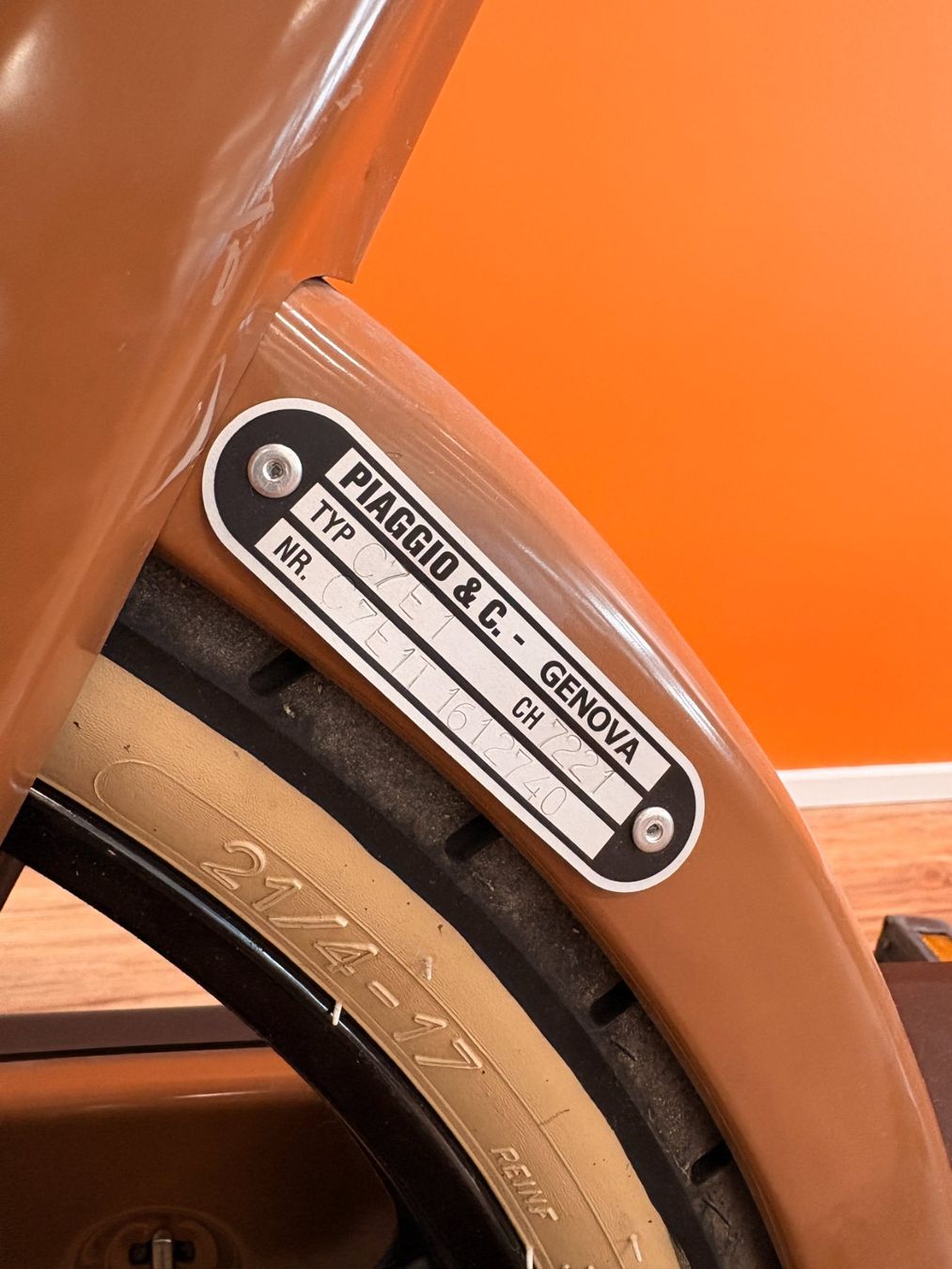 Piaggio Mofas: Piaggio Ciao C7ER Töffli (braun) – Defekt aus Zug von Ricardo 5