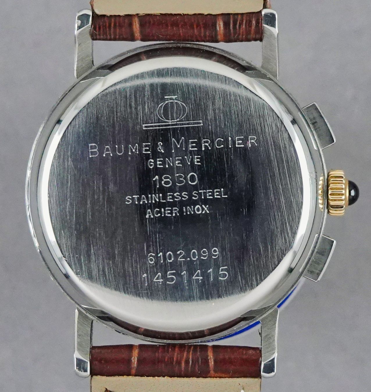 Baume & Mercier Orologi: Baume Mercier 1883 Mondphase, Chronograph, Datum, Tachym. – Usato da Meilen venduto da Anonymous3 1