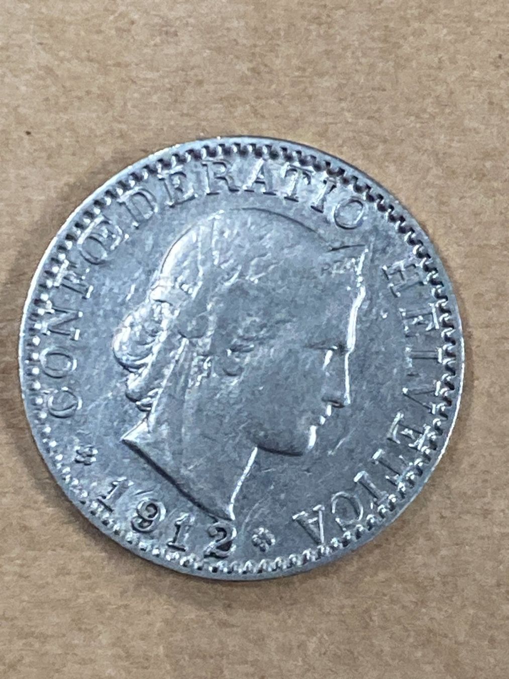 Alle Münzen: MONETA SVIZZERA 20 centesimi 1912 usata - circolata – Gebraucht aus Vezia von Aquarius_Age