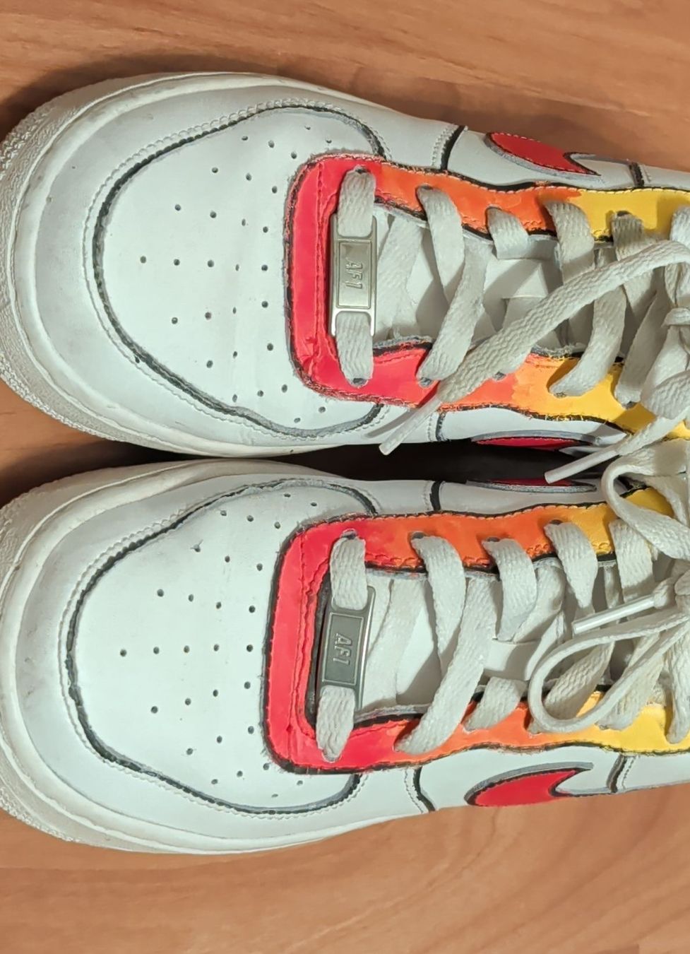 Nike Herrenschuhe: Handbemalte Nike Air Force 1 - Einzigartig und stylisch! – Gebraucht aus Lachen SZ von flo_nyj8