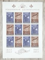 CL20 Bloc Timbre Liechtenstein Non Oblitéré 1957