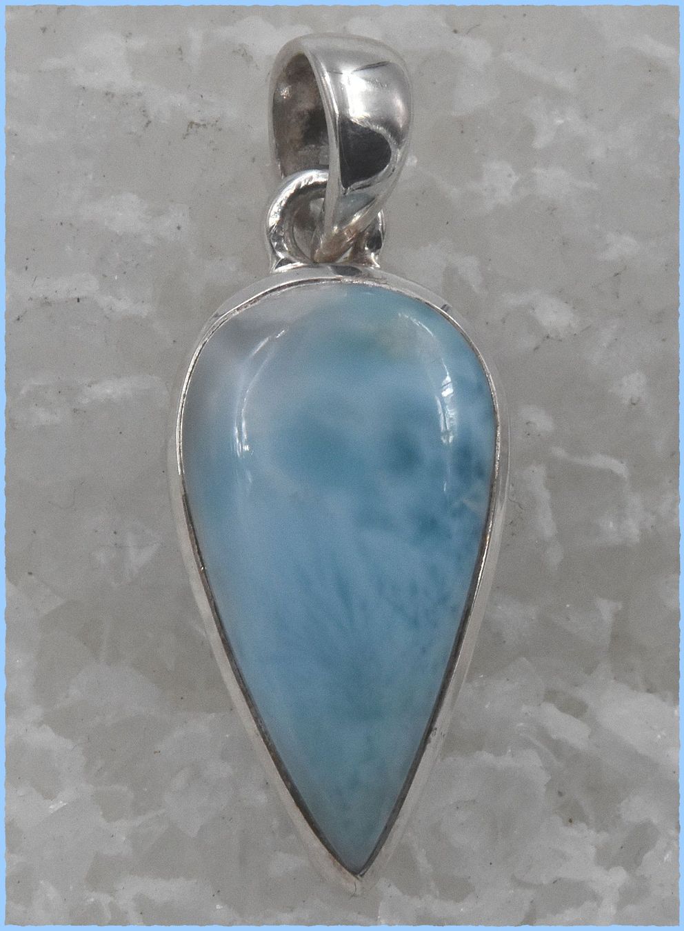 Ciondoli: ♛ Larimar Anhänger 925 Silber – Nuovo e nell'imballaggio originale da Oberglatt ZH venduto da Hot-Spot 3