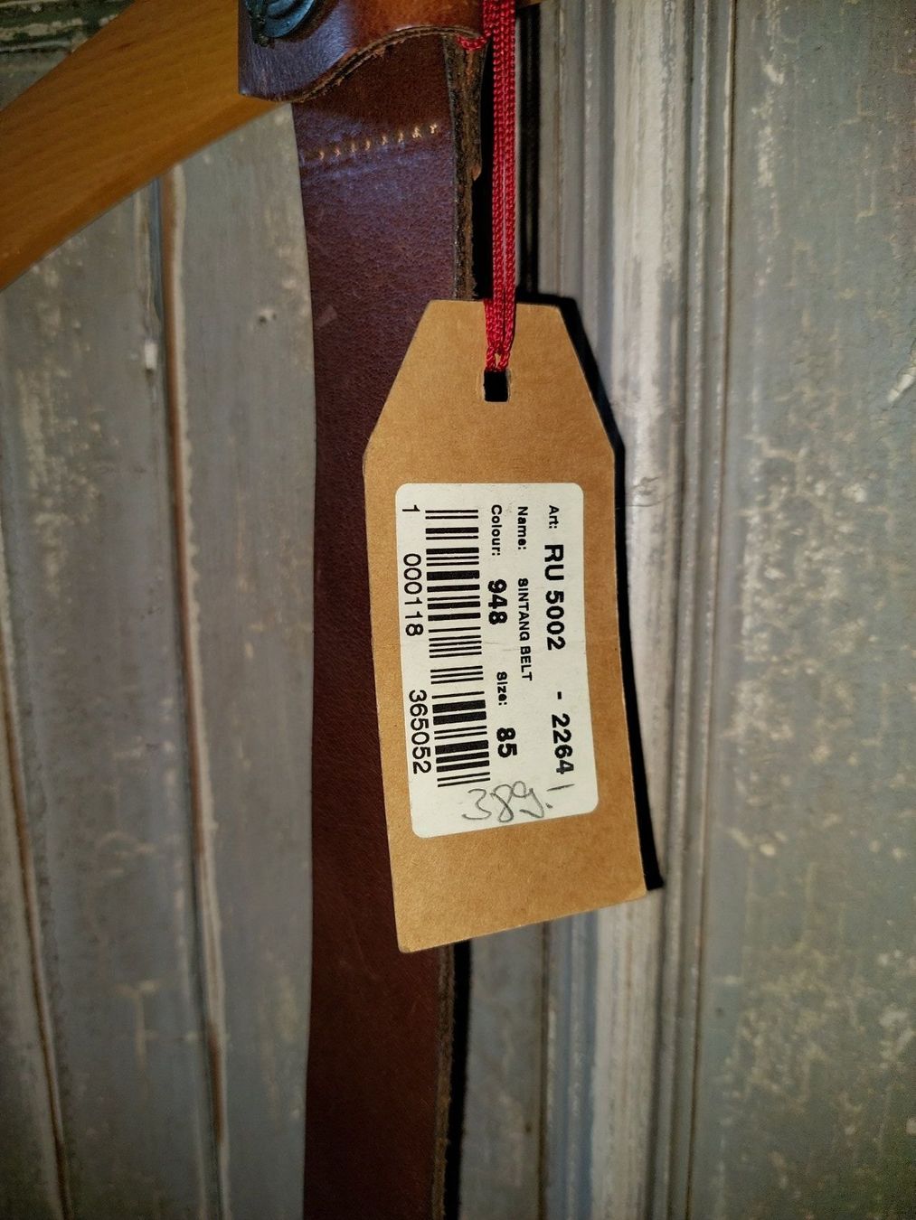 Gürtel: Raser . Leder braun 85x40 – Neu und originalverpackt aus Besenbüren von teluride89 3
