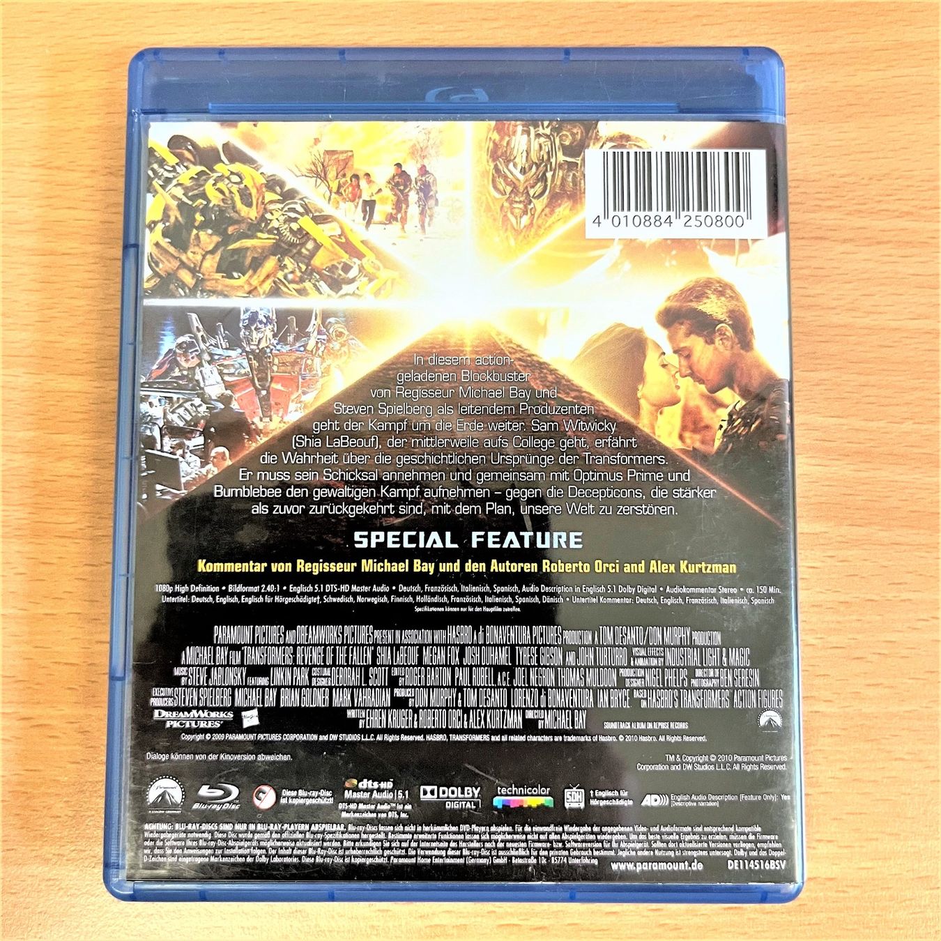Tutti i DVDs: Blu-ray - Transformers 2 - Die Rache – Usato da Amlikon-Bissegg venduto da allerlei-versand 2
