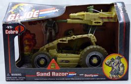 GI JOE VS. COBRA SAND RAZOR WITH DUSTY SOUND ATTACK 2002