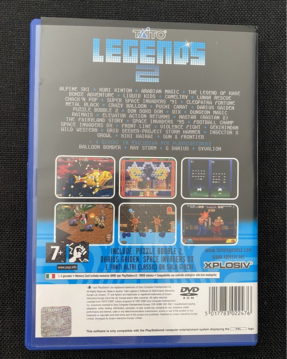 Sony Giochi: Playstation 2   Taito Legends 2 – Usato da Opfikon venduto da Luis144 2