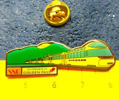 BAHN SCHWEIZ PIN MOB GOLDEN-PASS SSG GLASIERT