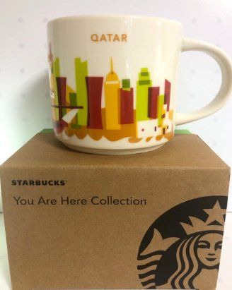 Starbucks Tazze: Starbucks Mug Qatar YAH – Nuovo e nell'imballaggio originale da Zürich venduto da starbucksmugsfan