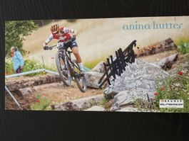 Signierte Autogrammkarte von Anina Hutter🚴‍♀️🤩🏆