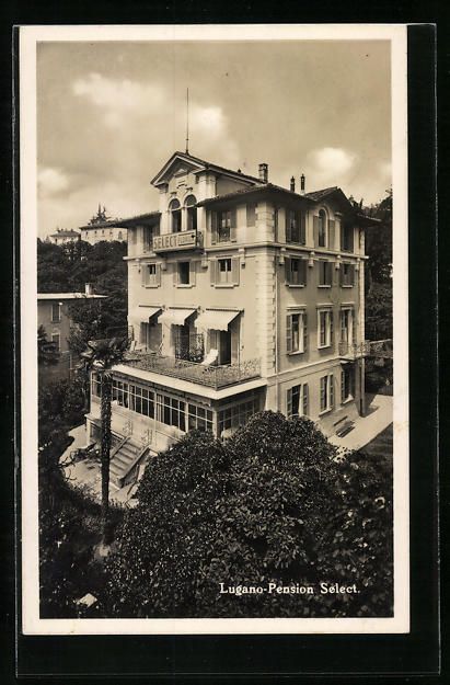 Cartoline postali: Lugano, Blick auf Rüetschi's Select Pen – Usato da Berlin venduto da bartko-reher