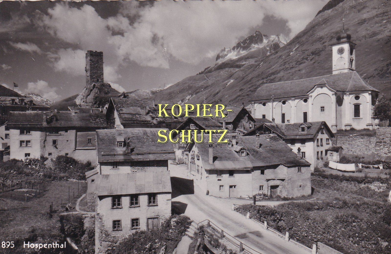 Ansichtskarten: Hospenthal – Gebraucht aus Hombrechtikon von Rudolf07