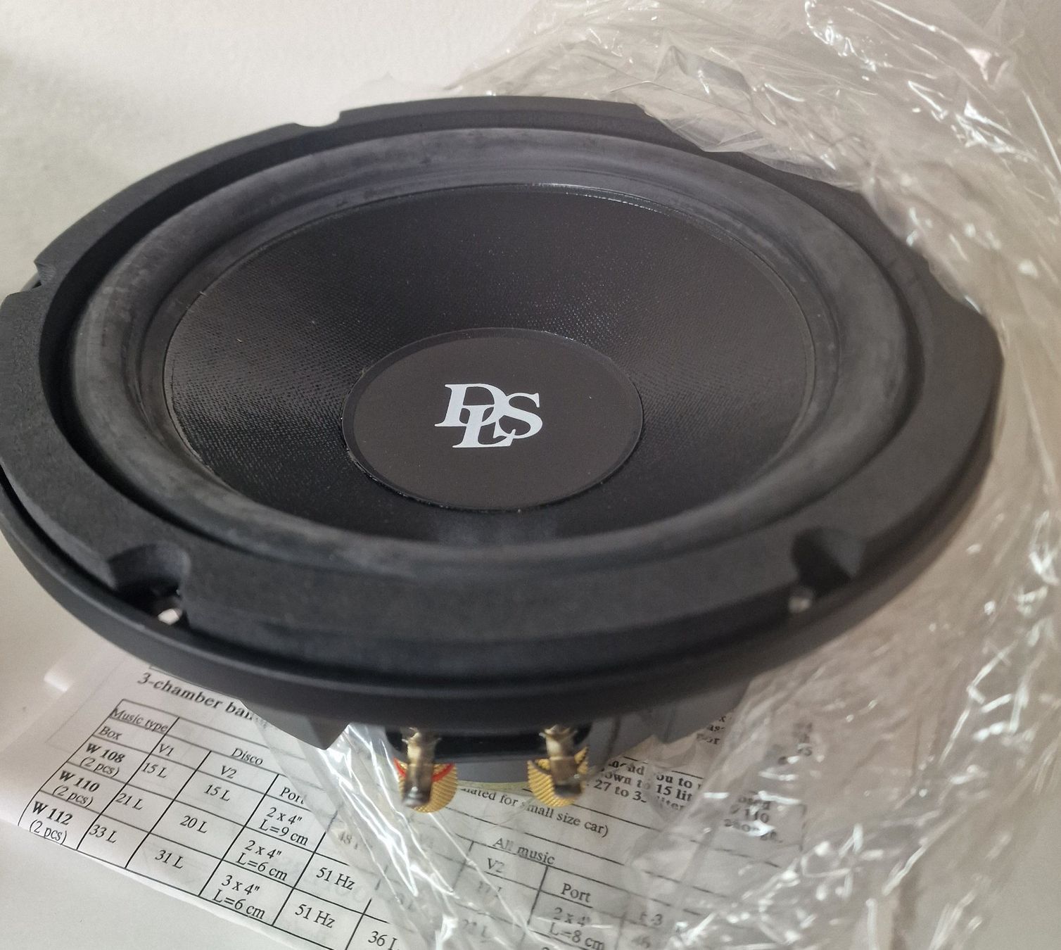 Lautsprecher: DLS 90 Watt Subwoofer 20cm 4 Ohms – Neu und originalverpackt aus Uerkheim von Kaufoption 1