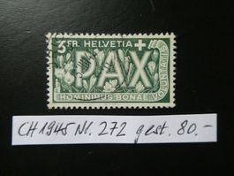 CH 1945 Nr. 272 schön gestempelt