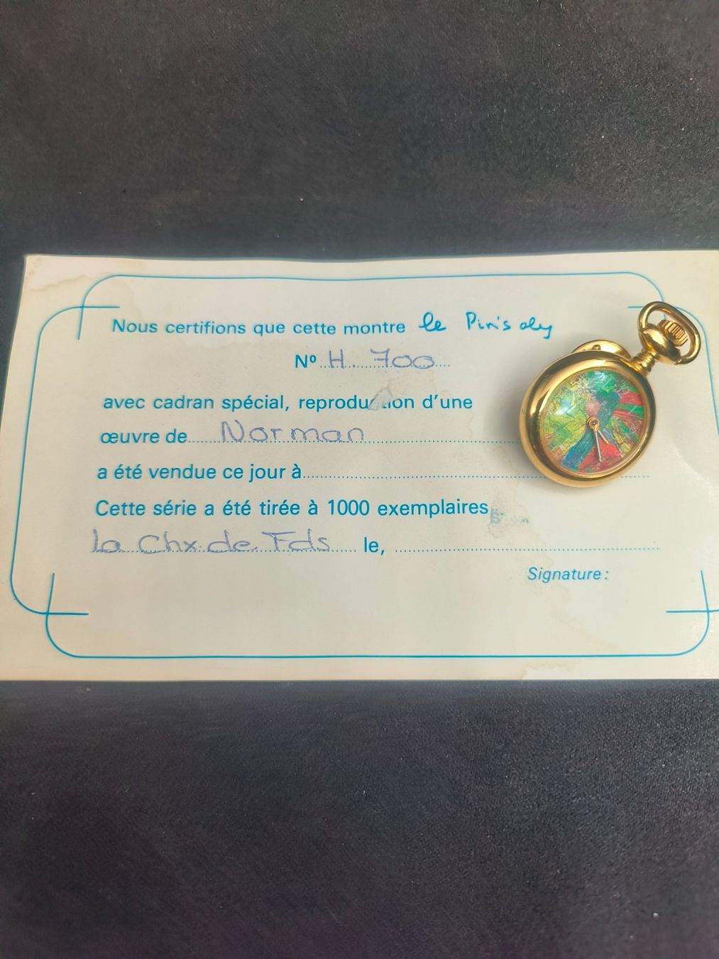 Montres: Pin's Oly – D'occasion à La Chaux-de-Fonds par curtitswisswatches 1