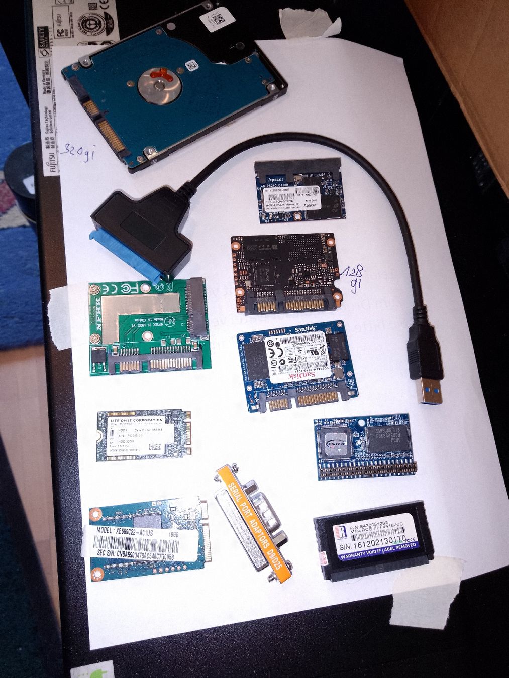 PC: 11 stk Sata Speicher etc.module diverse – Nuovo (secondo la descrizione) da wila venduto da audi48 1