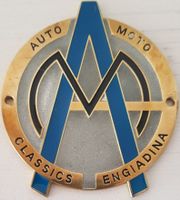 Plakette AUTO MOTO CLASSICS ENGIADINA