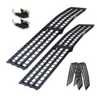 2x Auffahrrampe Schwarz klappbar Heavy Duty Tragkraft 1360kg
