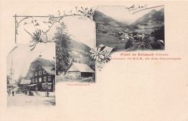 Flühli im Entlebuch, Dorf, Schwefelbrünneli, um 1900