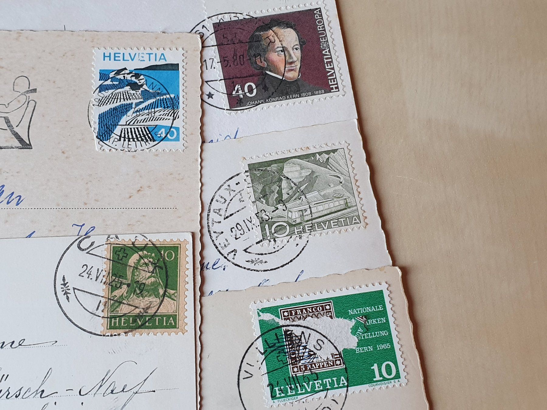 Cartoline postali: 10 x Karten Waadt ab 1920 – Usato da Stansstad venduto da collectorsshop 6