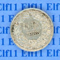 CHF___0.50 1953 ss-vz 50 Rappen