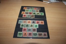 Altdeutschland Würtemberg Lot aus Nr. 150-180 o/* 37 Briefma
