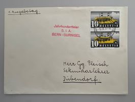 1937 Sondermarke Atomobilpostbüro 210y FDC.