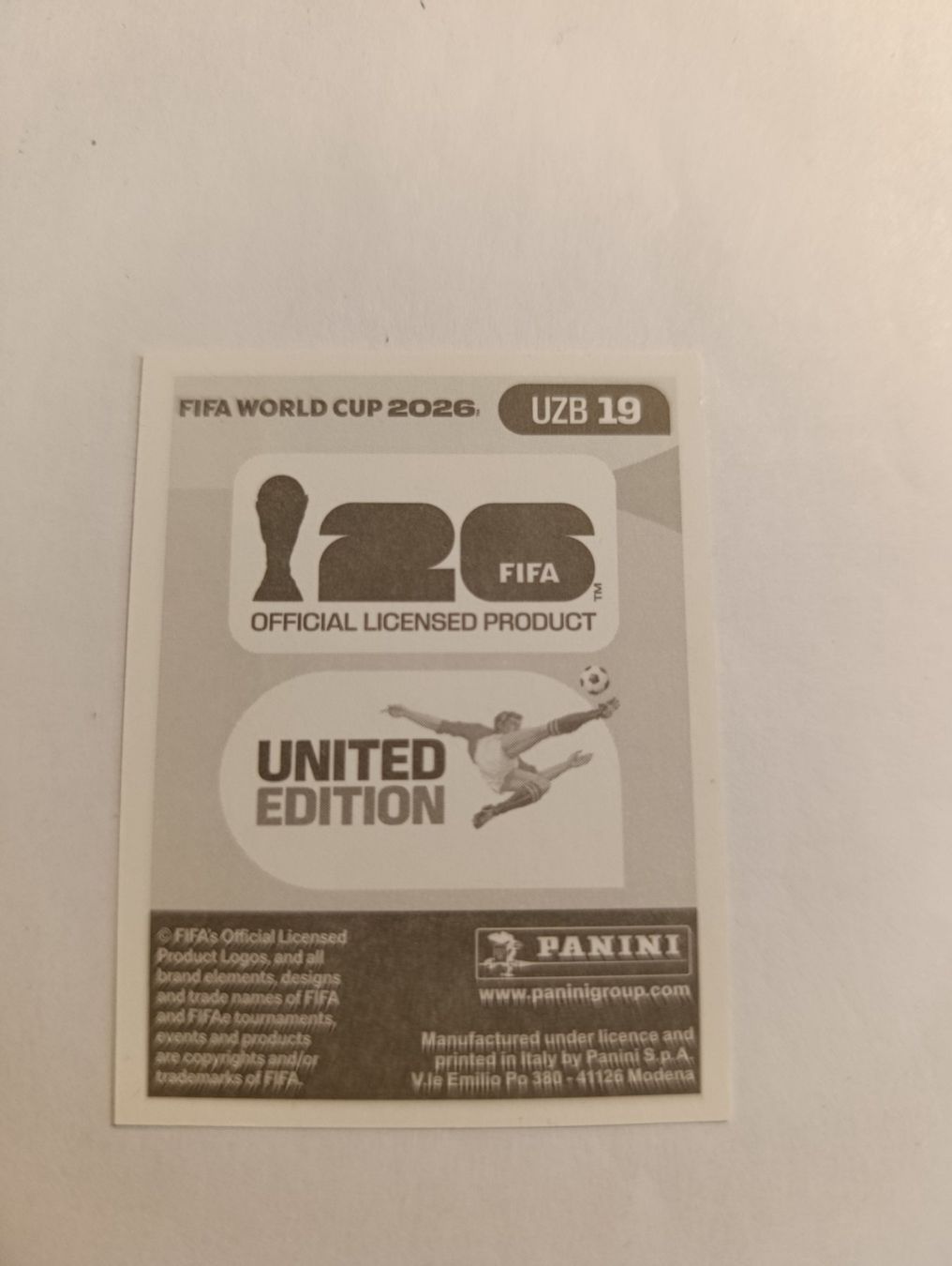 Panini Sammelbilder & Trading cards: UZB 19, WM 2026 Panini Sticker – Neu (gemäss Beschreibung) aus Kriens von Annele97 1
