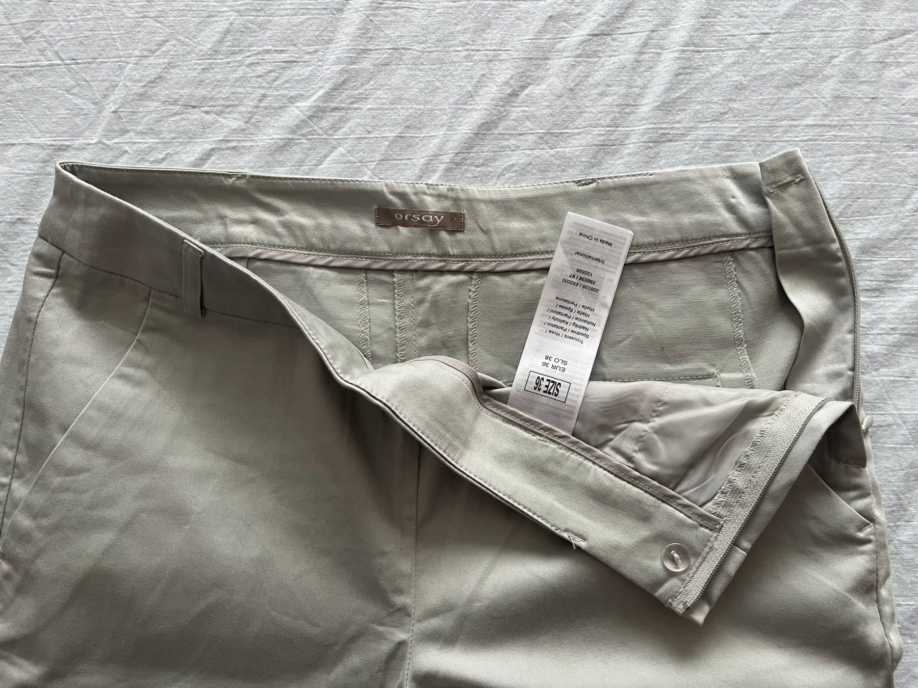 Orsay Hosen: Damen Hosen hellgrau Gr. 36 (Orsay) – Gebraucht aus Jona von Flexer02 1