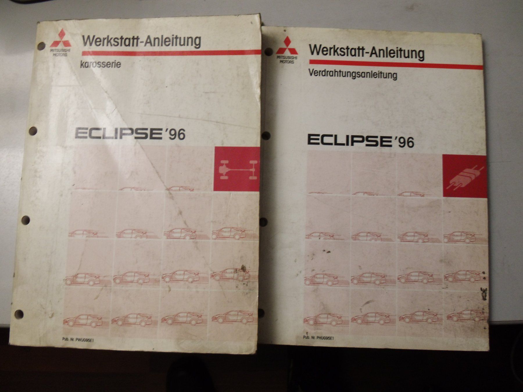 Bücher: 2x Werkstatt-Anleitung Mitsubishi Eclipse '96 – Gebraucht aus Rümlang von Jimbo19