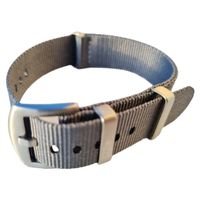 NATO Strap  Armband 22 mm grau 9498