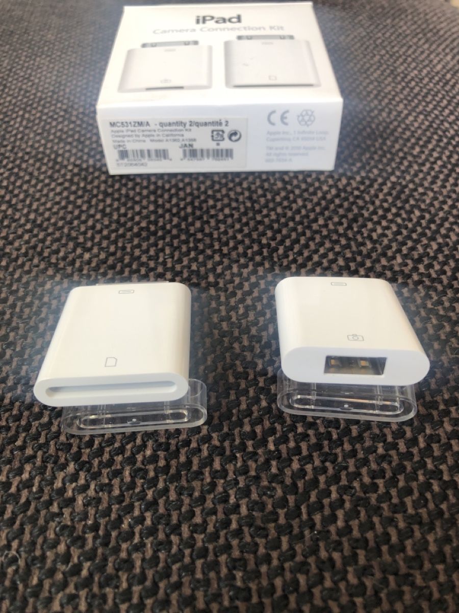 Apple Unità & Adattatore: Apple iPad Camera Connection Kit MC531ZM/A - New Old Stock – Nuovo (secondo la descrizione) da Rueschlikon venduto da ShinyBlackRaven 1