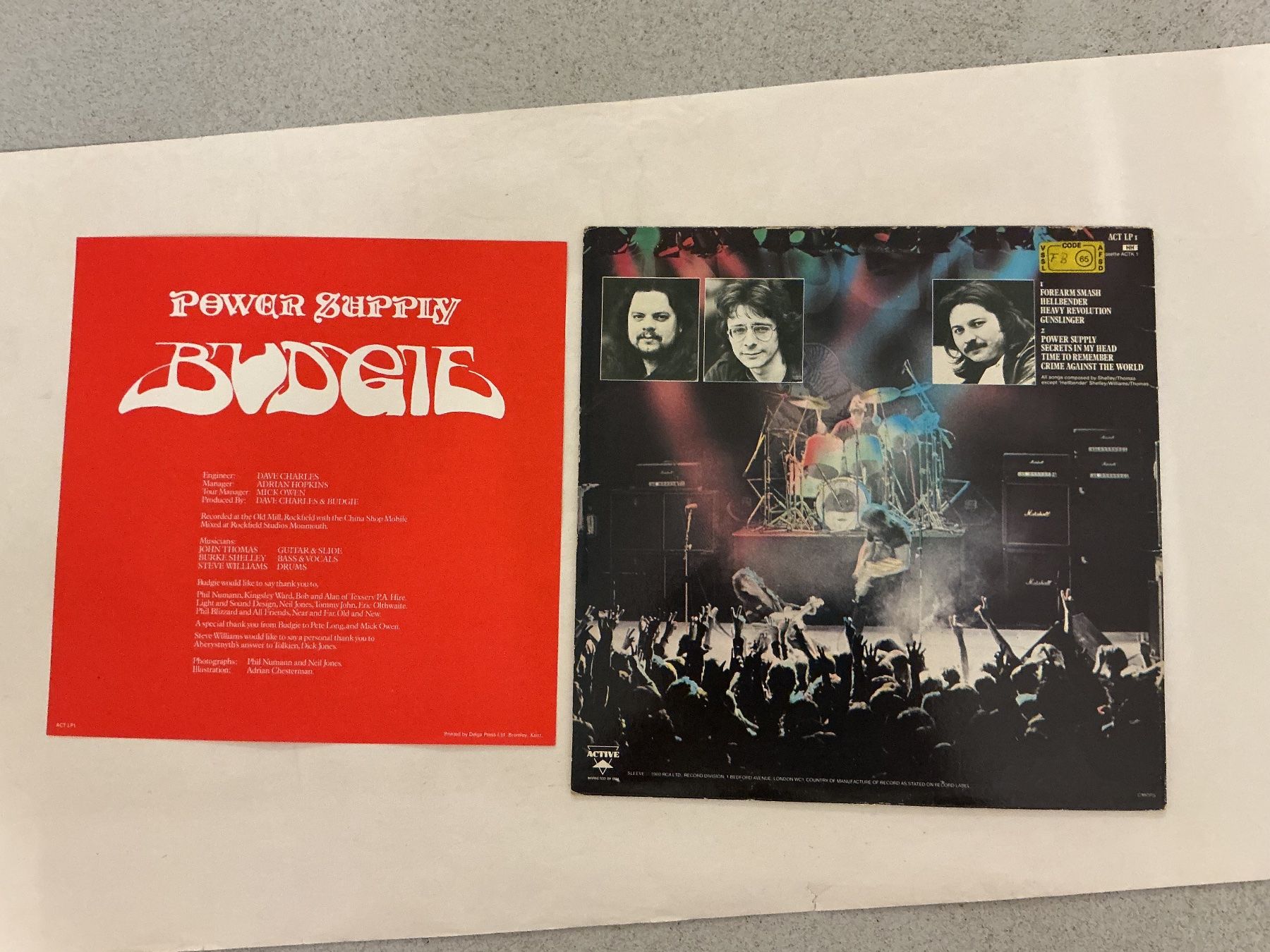 Vinyles: Budgie LP - Power Supply – D'occasion à Winterthur par Tumko-Vinyl 1