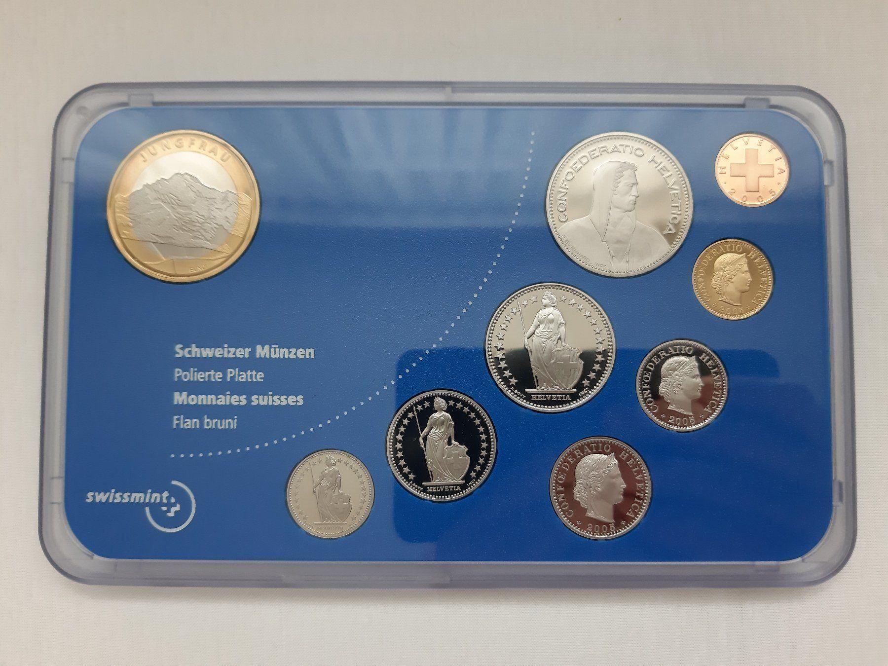Tutti le monete: Münzsatz 2005 pp NEU! – Nuovo e nell'imballaggio originale da Pfäffikon ZH venduto da Schweizer_Muenzen 2