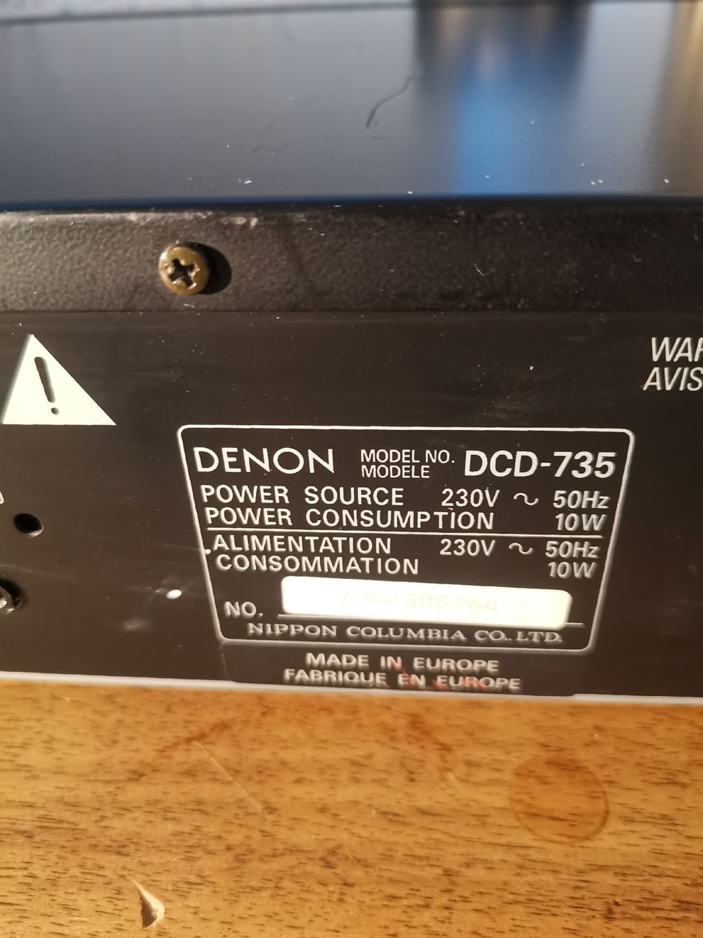 Denon Lettore multimediale & Streamer: DENON DCD-735 lecteur CD – Usato da La neuveville venduto da Madmax1979 5