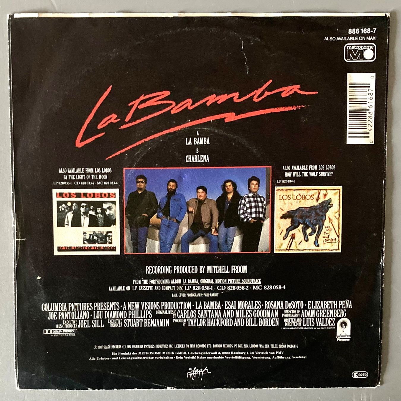 Dischi in vinile: LOS LOBOS - LA BAMBA – Usato da Poliez-Pittet venduto da Newtown-Records 1