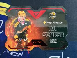 Eishockey Karte Ajoie Anttoni Honka Top Scorer 26/50