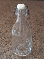 Alte Milchflasche mit Herz und Katzen Motiv Crownford Italy 