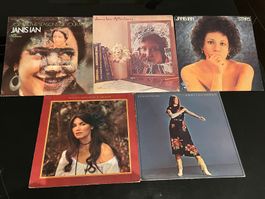 Janis Ian/Emmylou Harris Songwriter Folk Set (5 Records)