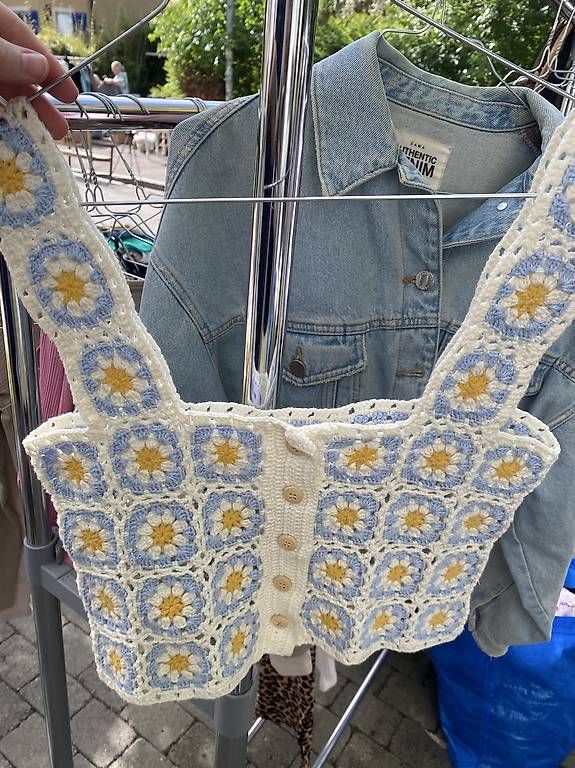 Mango Tops: gehäkeltes top croched top blumen – Gebraucht aus Bern von n-dine 2