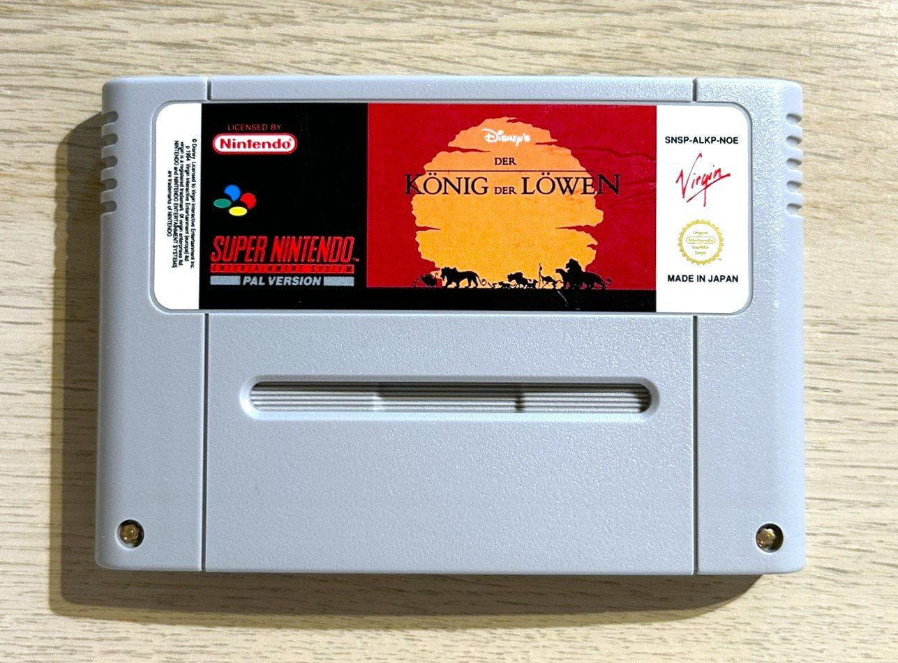 Nintendo Giochi: Der König der Löwen Super Nintendo SNES – Usato da St. Gallen venduto da Alpine.Arcade