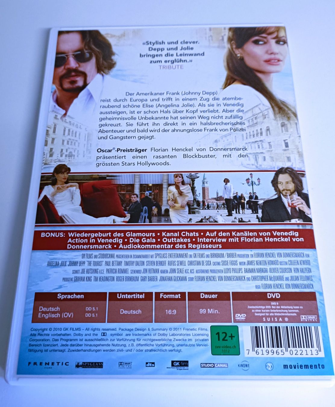 Tutti i DVDs: The Tourist DVD – Usato da Köniz venduto da Movieportal007 1