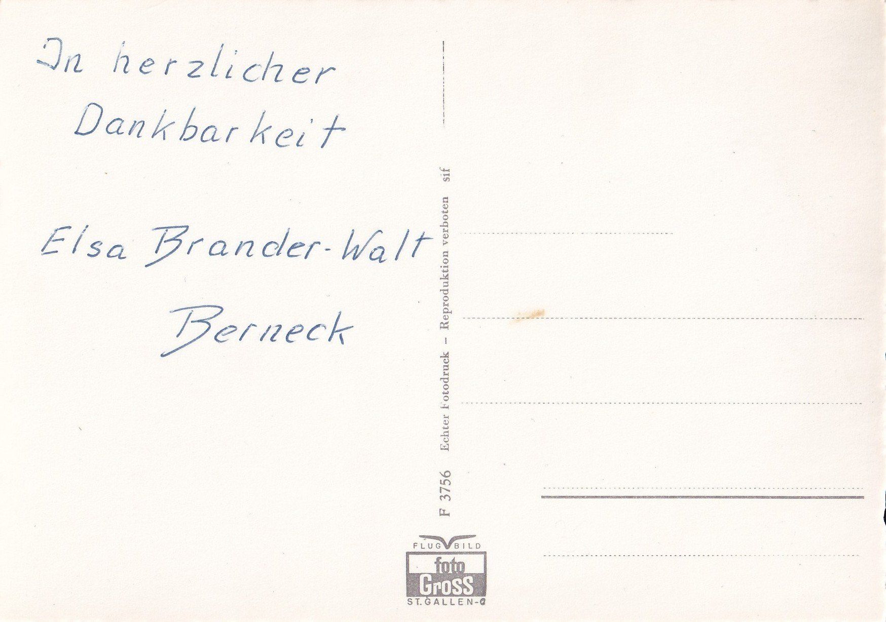 Cartoline postali: Berneck Flugaufnahme – Usato da Olten venduto da clotaldi 1