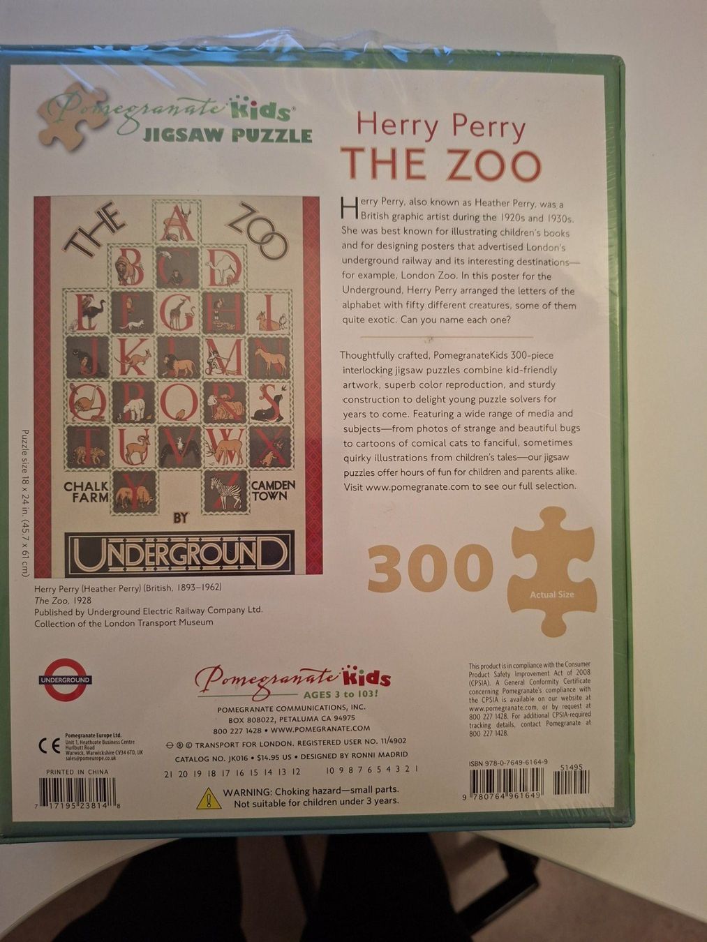 Puzzle: Puzzle Herry Perry The Zoo, 300 Teile – Nuovo e nell'imballaggio originale da Adlikon b.Regensdf venduto da Agapimu65 1